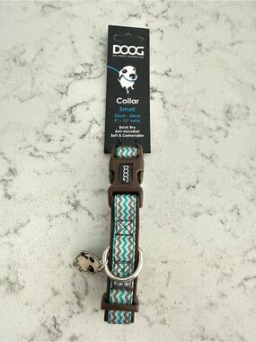 NWT- DOOG Dog Neoprene Chevron Collar -Benji Sz. Small 9”-13”